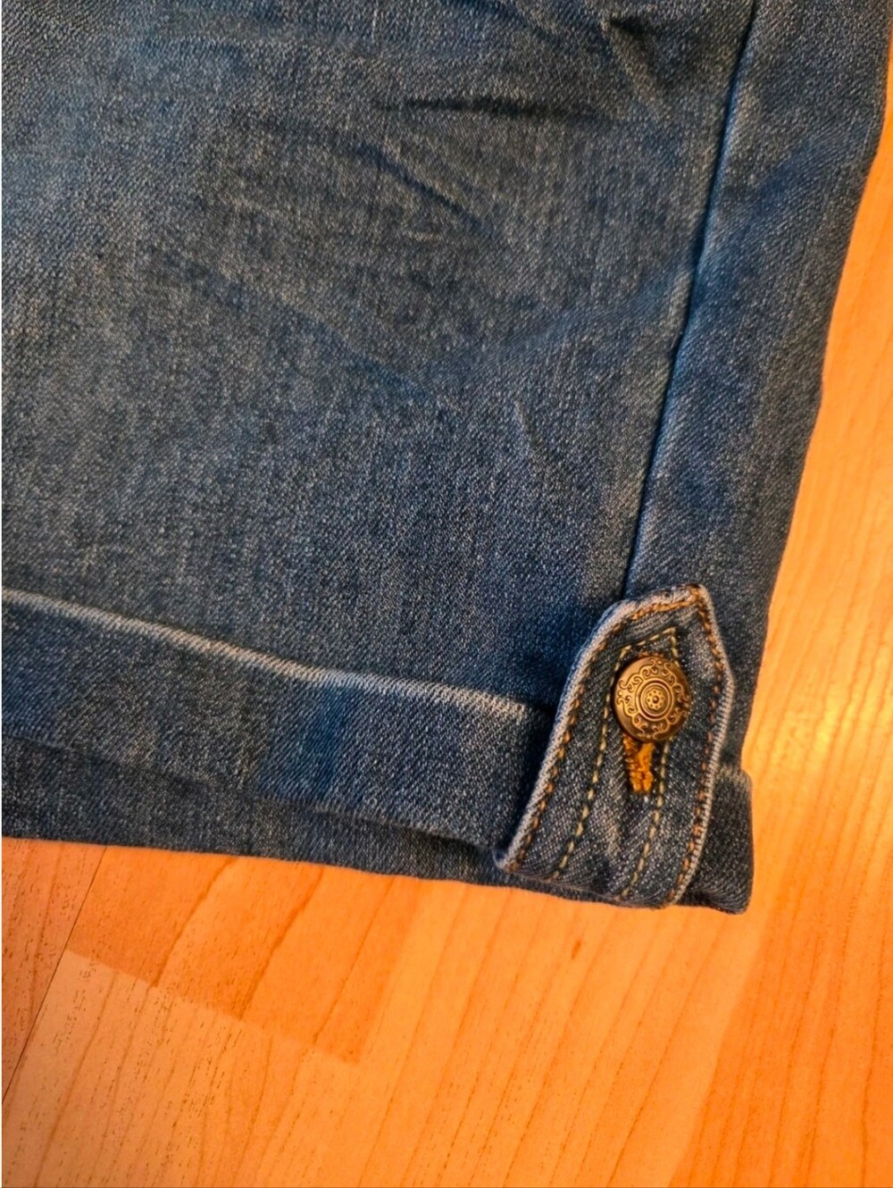 George cuffed denim short - Picture 4 of 12